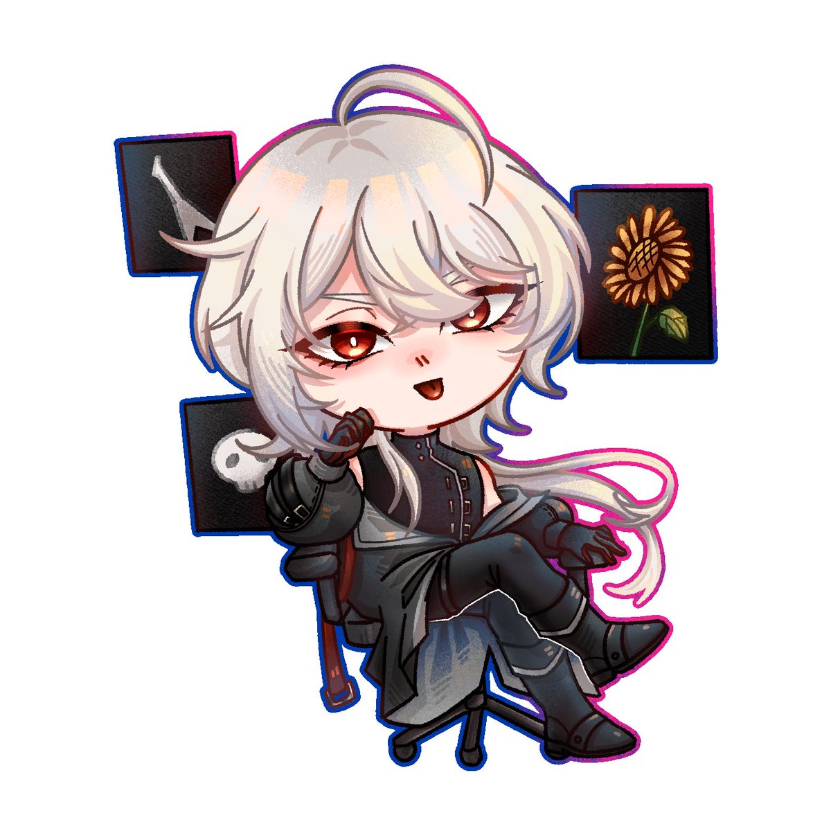 Thank you for 700 followers!!!❤️
Rt &amp; comment this post I will randomly select 2 people and draw your Oc/Mc one with frame portrait And one with chibi style❤️( see p2 And 3). 
End by Dec. 13th  22:00.