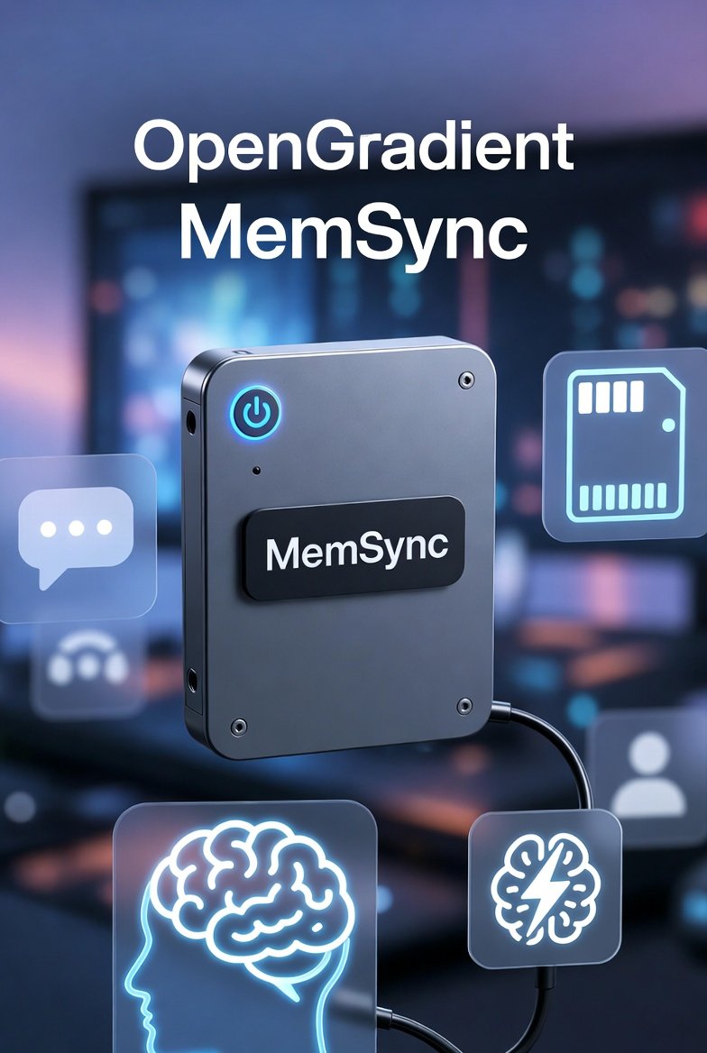 MumeenNFT's tweet photo. AI Amnesia is over.
​MemSync by OpenGradient is the fix: A portable, encrypted memory vault that all major LLMs plug into. No more re-explaining context when you switch models.
​🧵 Quick summary of the tech... 👇
​#MemSync #DecentralizedAI https://t.co/rFlMMZvFgB