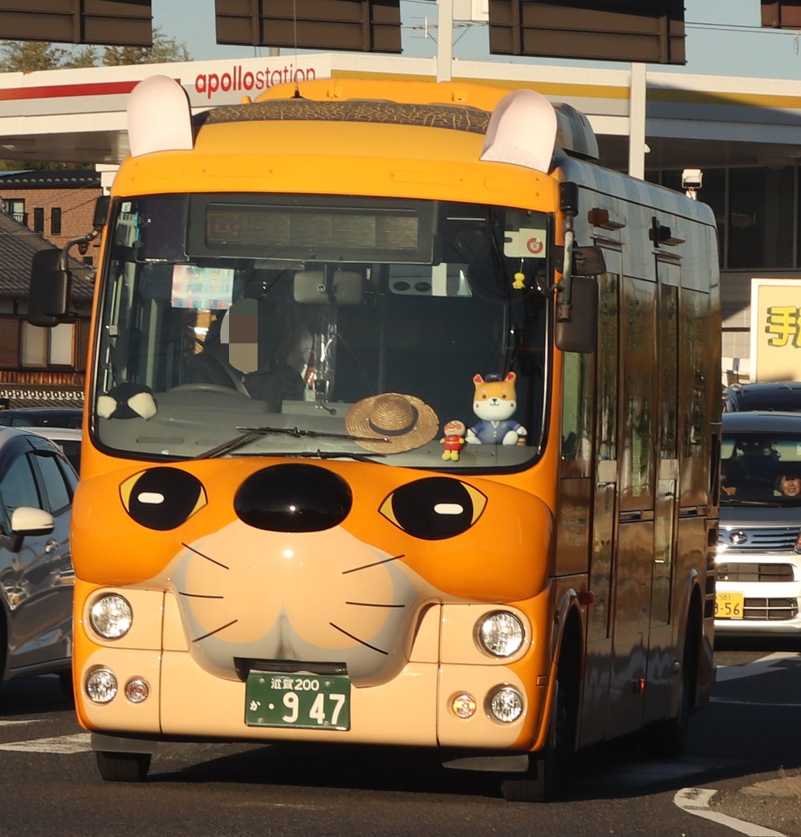 滋賀バス（甲西）947（滋賀200か947） SDG-HX9JLBE（2013年式） 滋賀