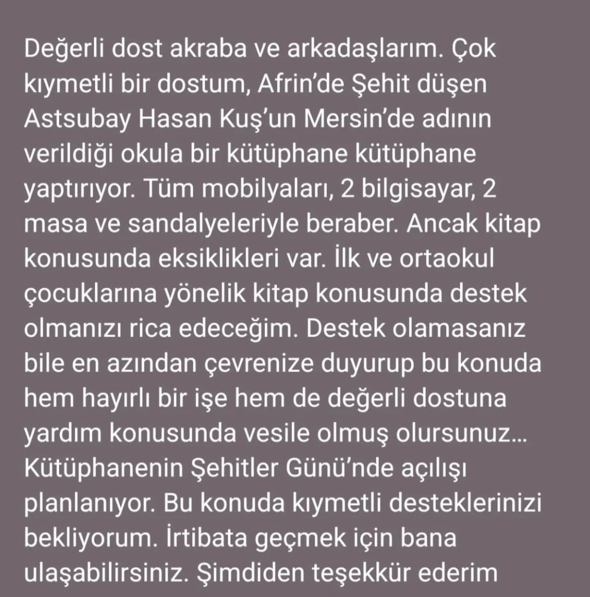 Kakullukiz's tweet photo. Arkadaşlar bu konuda bize yardımcı olabilecek olan varsa bana ulaşsın.  İstediğimiz sadece kütüphane için kitap. Destek olabilirseniz ya da en azından sesimizi duyurabilmek için destek olursanız sevinirim. https://t.co/pcOOex1aaH