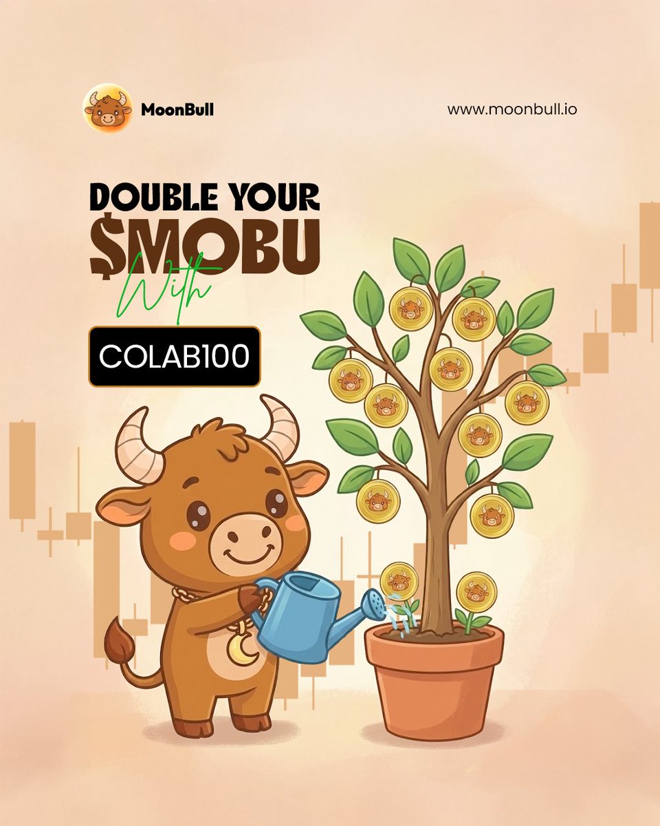 MoonBullX's tweet photo. Growth starts with one move ๐ฑ๐ Apply COLAB100 and watch your $MOBU multiply!
๐ Join Now: https://t.co/3j0VnCdfMW
#MOBU #CryptoLife #MoonBull #TokenBoost #COLAB100 #GrowYourBag https://t.co/RK4BmIBhc1