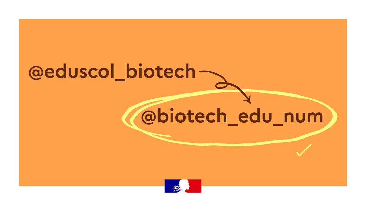 Enseigner les Biotech et STMS avec le numérique tweet media