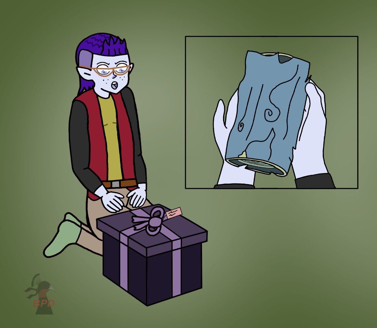 DrawsBlind's tweet photo. 12 Days of XXX-Mas 🎄🎅🏻🎁

Day 4: New Toy 🪵

Looks like Amity thought her intern Clarmesa🩵✨ deserved something special this X-mas.

#nsfw #12DaysofXXXmas #Christmas #Christmas2025 #Christmasnsfw #Xmas #XXXmas #originalcharacter #originalcharacterart #oc #TheOwlHouseOC #TOHOC https://t.co/q5o84dv36J