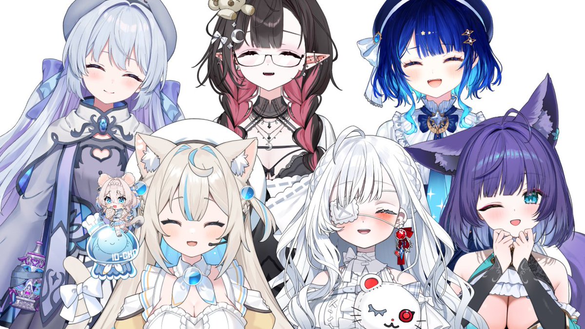 いちプロ歌枠リレー ありがとうございました～🐱✨ 終わった後にお写真