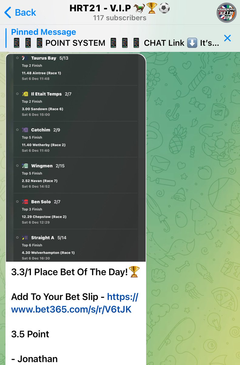 Jonathan_HRT21's tweet photo. I did warn you…

You could have had this free today! ☑️ 

About timeee 🔥 

Gonna be one that beats the 112/1 mega 🙄 One is coming tho boys be patient they always do 🤝 https://t.co/0wnwLqOt6K