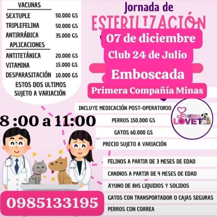 Jornada de castración a bajo costo 🙌 toda la información en la imagen solo ayudamos publicando 🐾