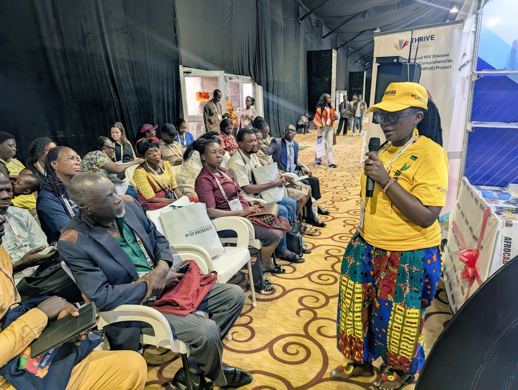 Happening now at <a href="/icasa2025/">ICASA 2025</a>: <a href="/UNITAID/">Unitaid</a> booth takeover. Stay tuned for more community voices..!

#THRIVE #EndAHD