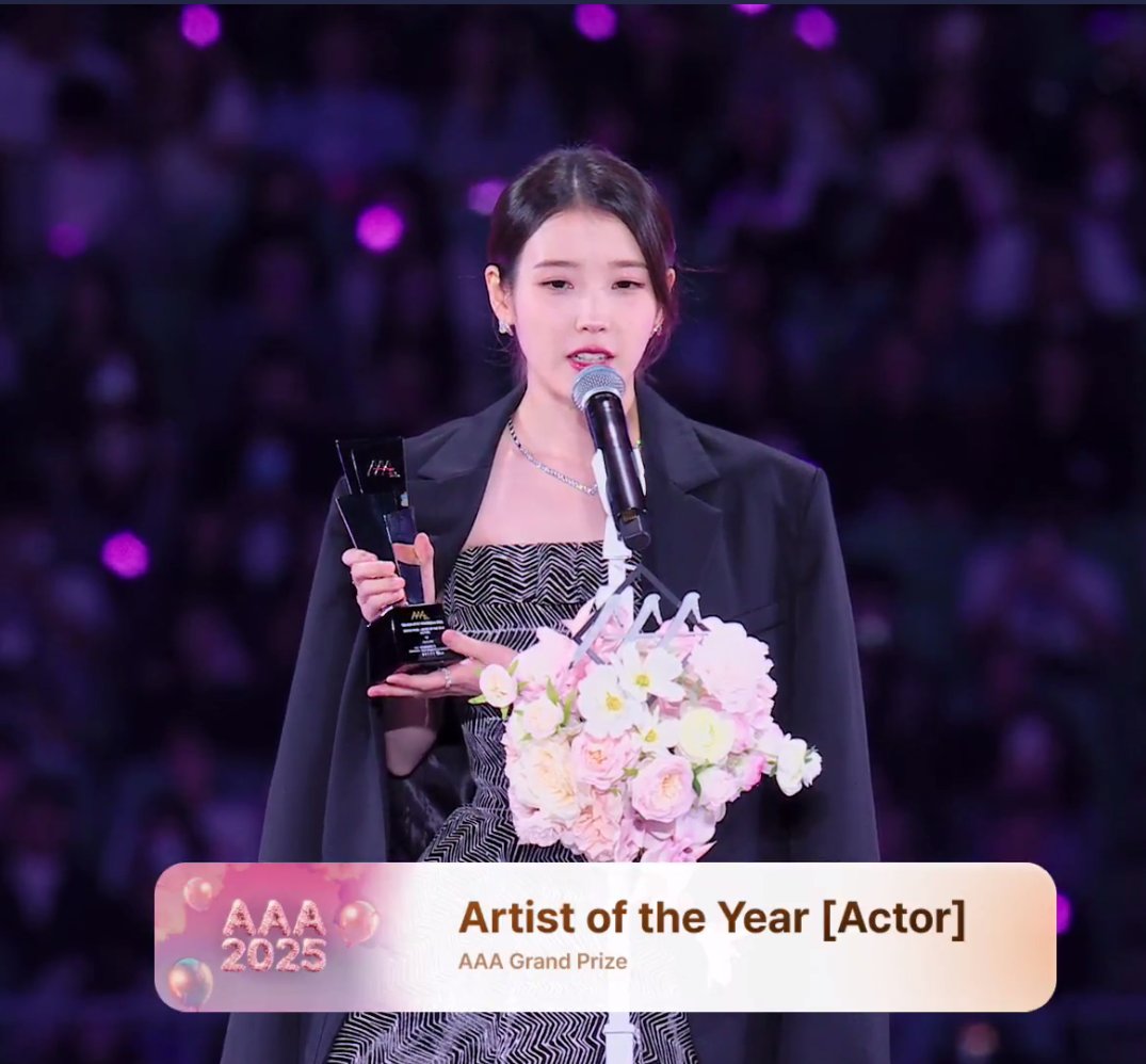 🏆 Congratulations <a href="/_IUofficial/">아이유(IU)</a> for winning “Artist of the Year - Actor (Daesang)” at the 10th Asia Artist Awards.

#올해의배우_아이유_AAA대상 
#IU_AAA_GrandPrize

#아이유 #IU #IUxAAA2025 #AAA2025