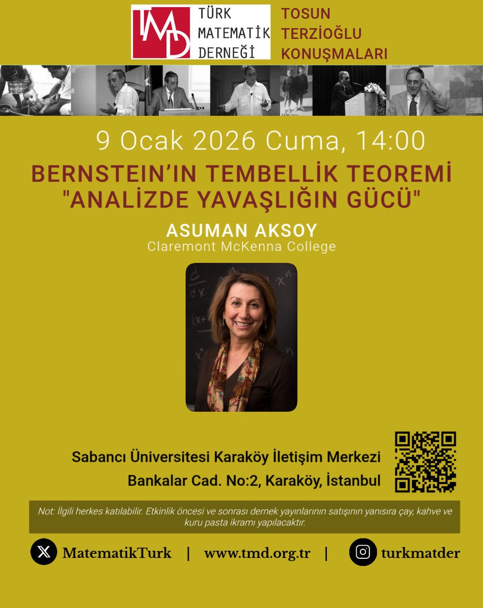 Türk Matematik Derneği tweet media