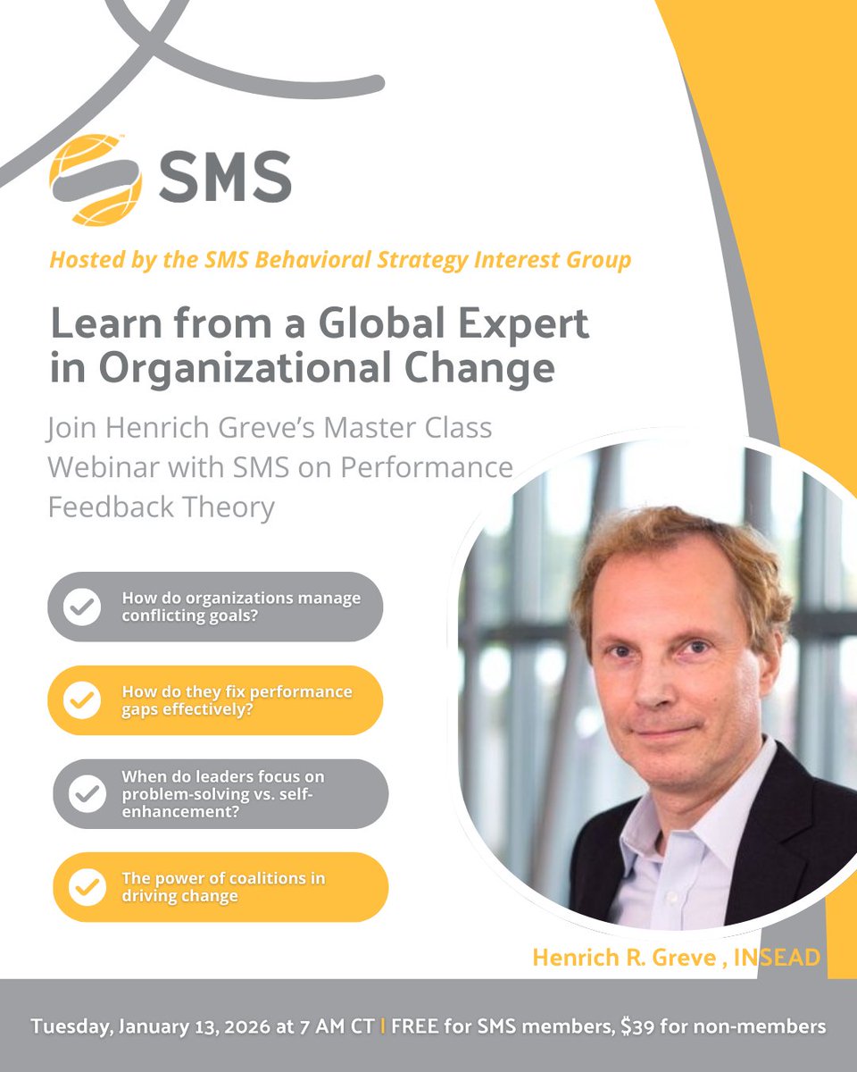 Strategic Management Society tweet media