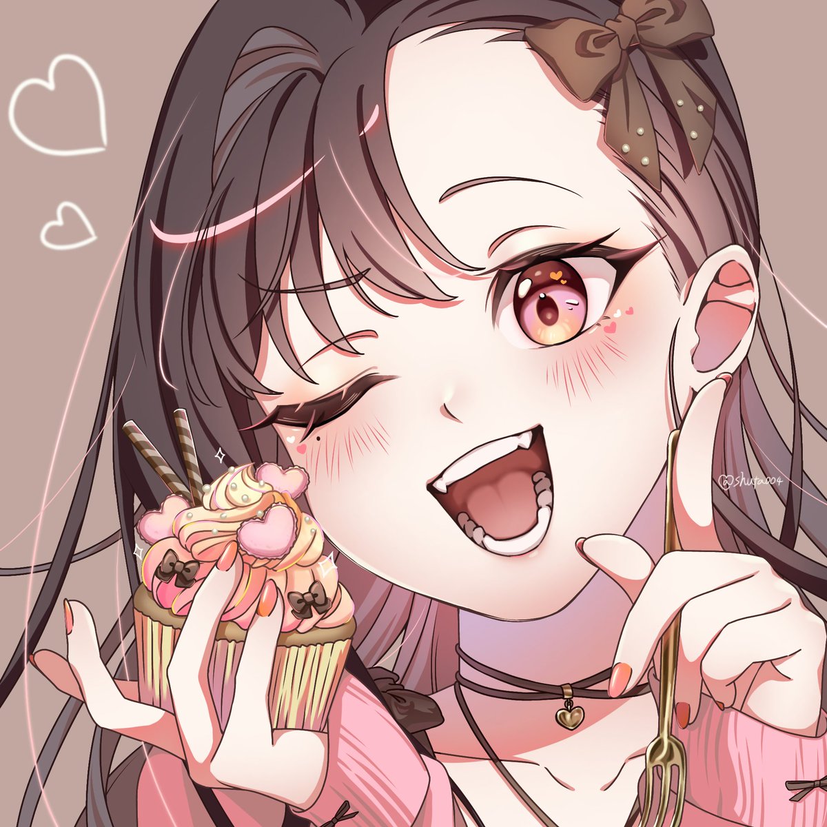 きゃわいい〜!!!🧁💖
#milgram_fa #ミルグラムファンアート