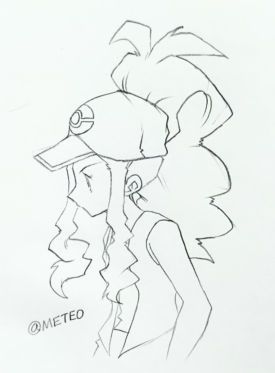 落書き✍️
ポケモンBW　トウコ