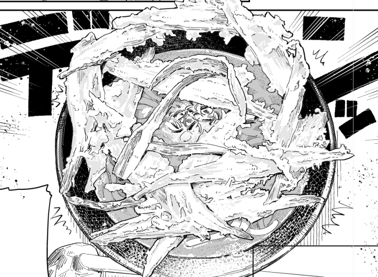 ごぼ天上手く描けたから見てほしい! 