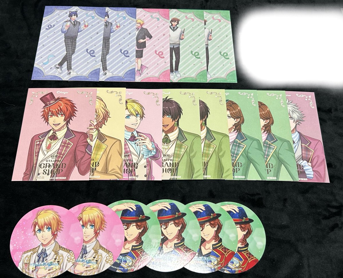 譲渡】BGS グラショ CCL FDD シャニライ 特典 ポストカード コースター