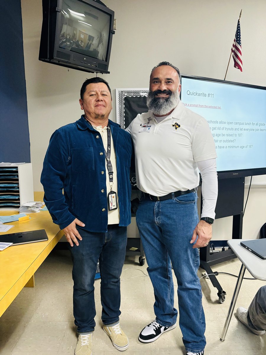 EMS_Raiders's tweet photo. We would like to highlight our Teacher and Staff members of the month! Congratulations to Mr. Flores and Ms. Ortega! #MakingGains #PrioritizingALL https://t.co/WZrGHuOd3v