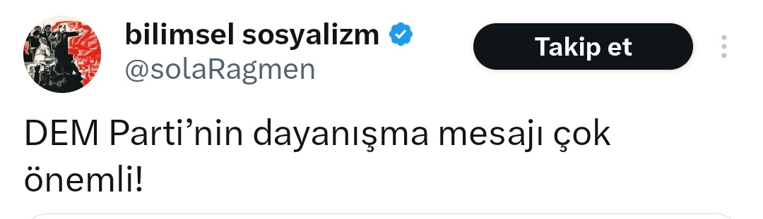 T.C. solu sadece dayak yer:

- sandıkta rakipten
- sokakta polisten
- kampüste ülkücüden
- internette Distaste'den

T.C. solu, kendini bir b*k sanan, ama bir b*k bile olamayacak kadar hilkatın garibesidir.

Devletin resmi koalisyon ortakları, bana devletin ajanı diyor 😂 O.Ç.