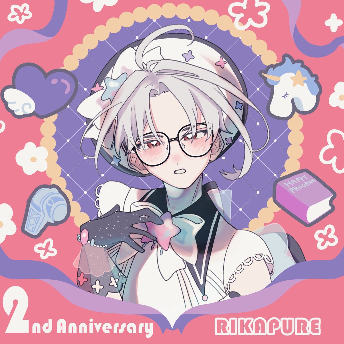 ✨🩶リカピュア2周年🦄✨