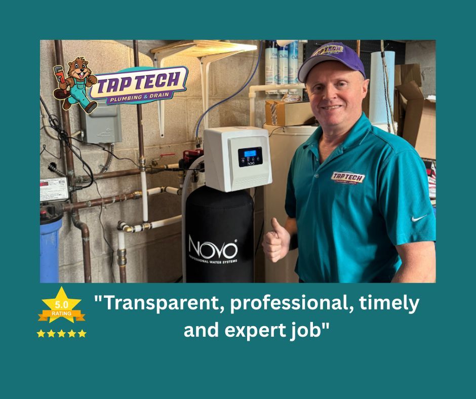 ✅ Expert Water Softener Installation by Tap Tech Plumbing and Drain

Our certified technician just completed a NOVO water softener installation—bringing cleaner, softer water to homes in  Kingston! 
#WaterSoftenerInstallation #KingstonPlumber #TapTech #Kingston