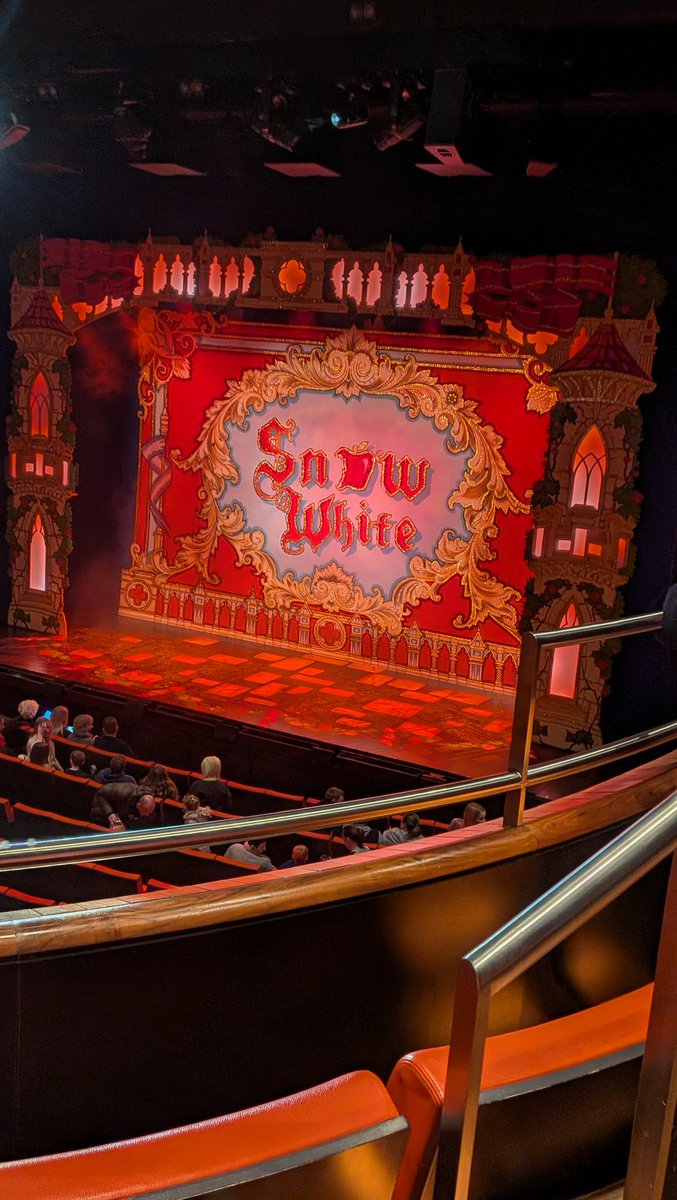 In my seat ready to see <a href="/MarcPickering/">Marc Pickering</a> <a href="/ben_roddy/">Ben Roddy</a> in Snow White <a href="/marlowetheatre/">The Marlowe Theatre</a> can't wait to see them both on stage again 😊❤️