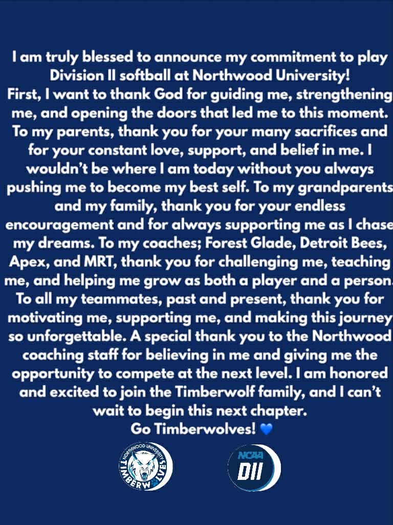 AriHudson01's tweet photo. Committed!!!
@Northwoodsball https://t.co/IpH6IQwm5f