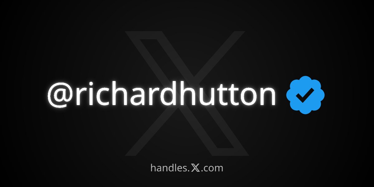 Richard Hutton tweet media