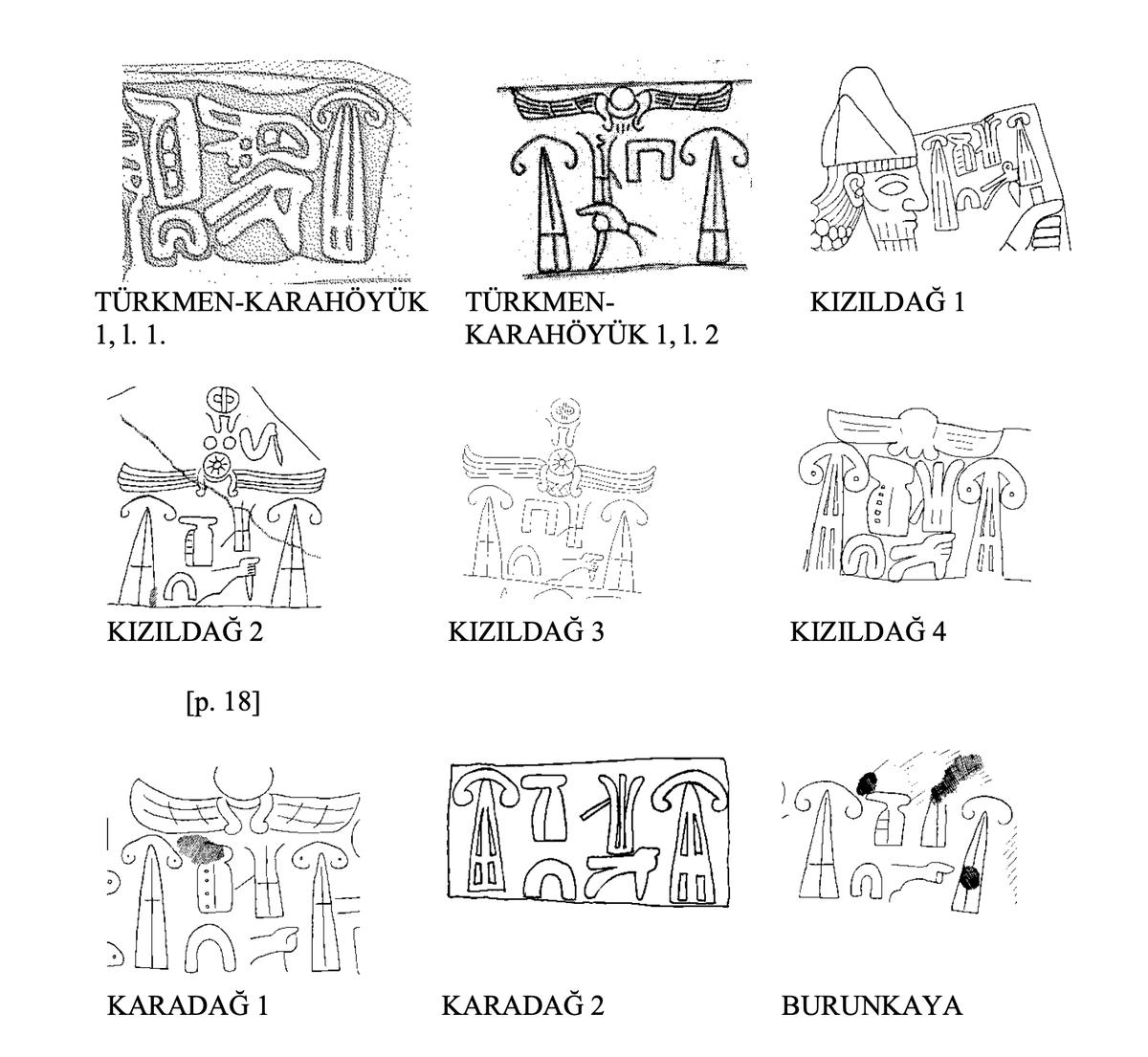 PIELexicon's tweet photo. Great King Hartapu’s royal cartouches from the Hieroglyphic Luwian inscriptions, including the recently found TÜRKMEN-KARAHÖYÜK 1: https://t.co/ODtmqN8r2X