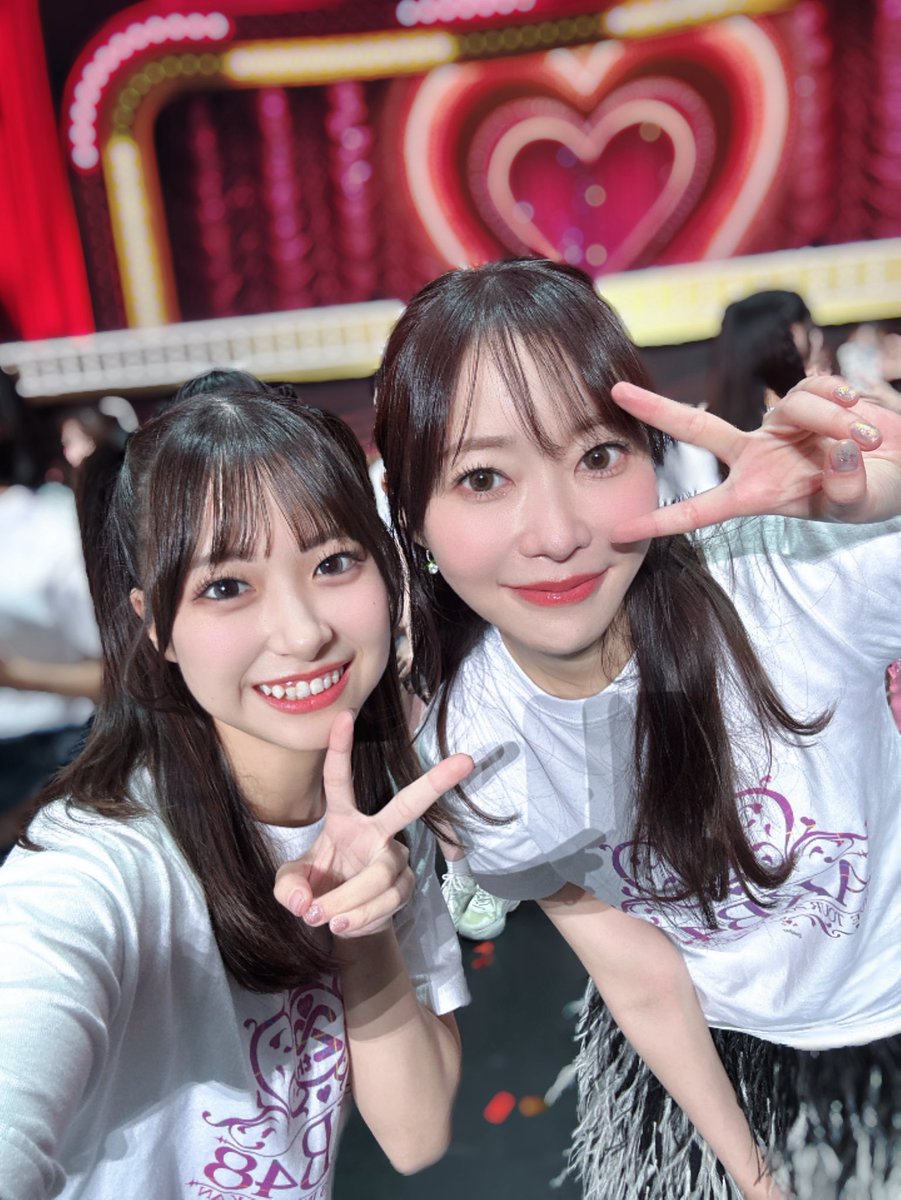 harupyon_0525's tweet photo. 一緒にコンサートに出演させていただいた
小嶋陽菜さん、指原莉乃さん、横山由依さん🫶

とてもとてもいろいろな面で尊敬している先輩方✨

一緒にパフォーマンスさせていただけて嬉しかったです💖
#AKBは青春ですin武道館 https://t.co/VUSVIBKved