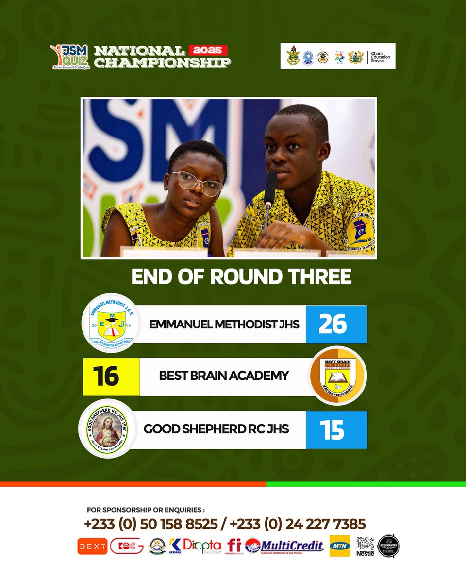 End of Round 3.

#JSMQNationals #JSMQFinal #JSMQ2025