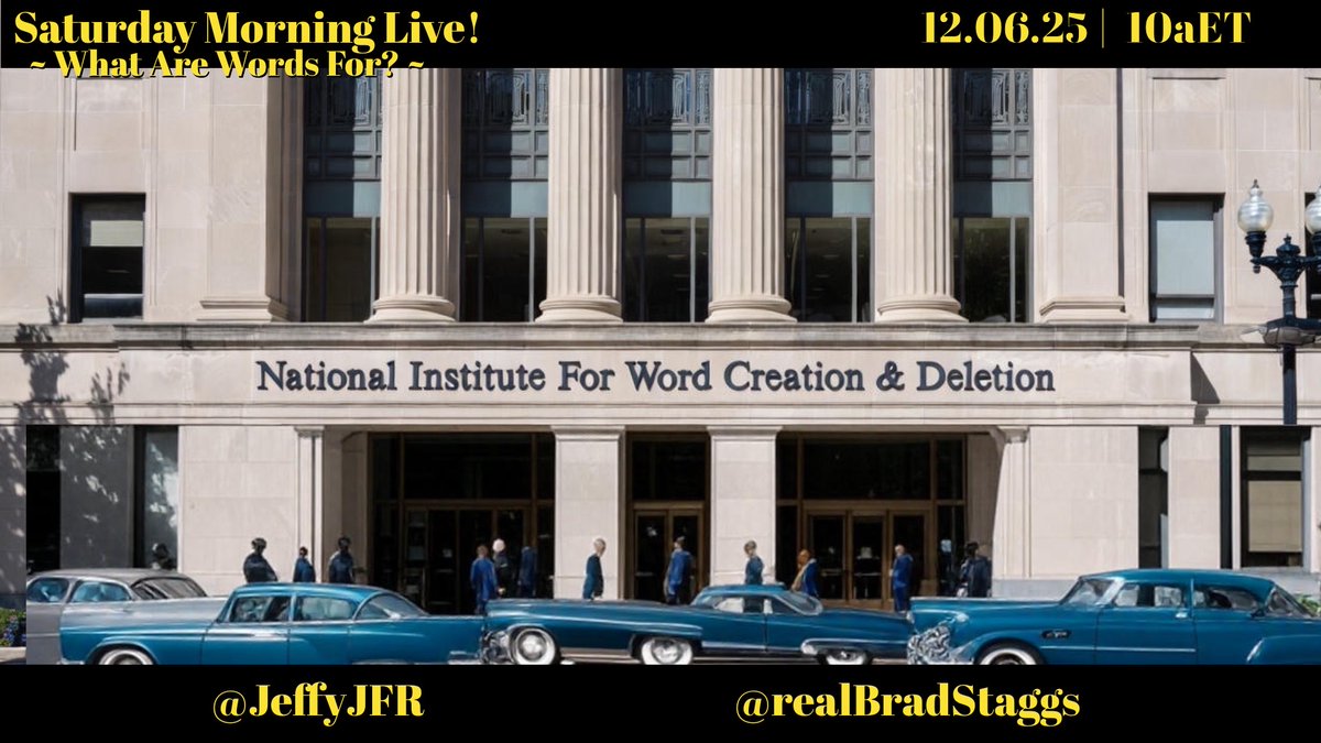 JeffyJFR's tweet image. Saturday Morning Live
Myself and @realBradStaggs 
Right here on @X 
See you at 9am central time
#SaturdayMorningLive #SML 
#CTF #ChewingTheFat #PGU