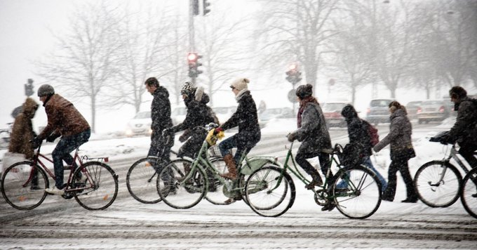 "Oh yeah, what about when it snows?! Check mate, bike people."