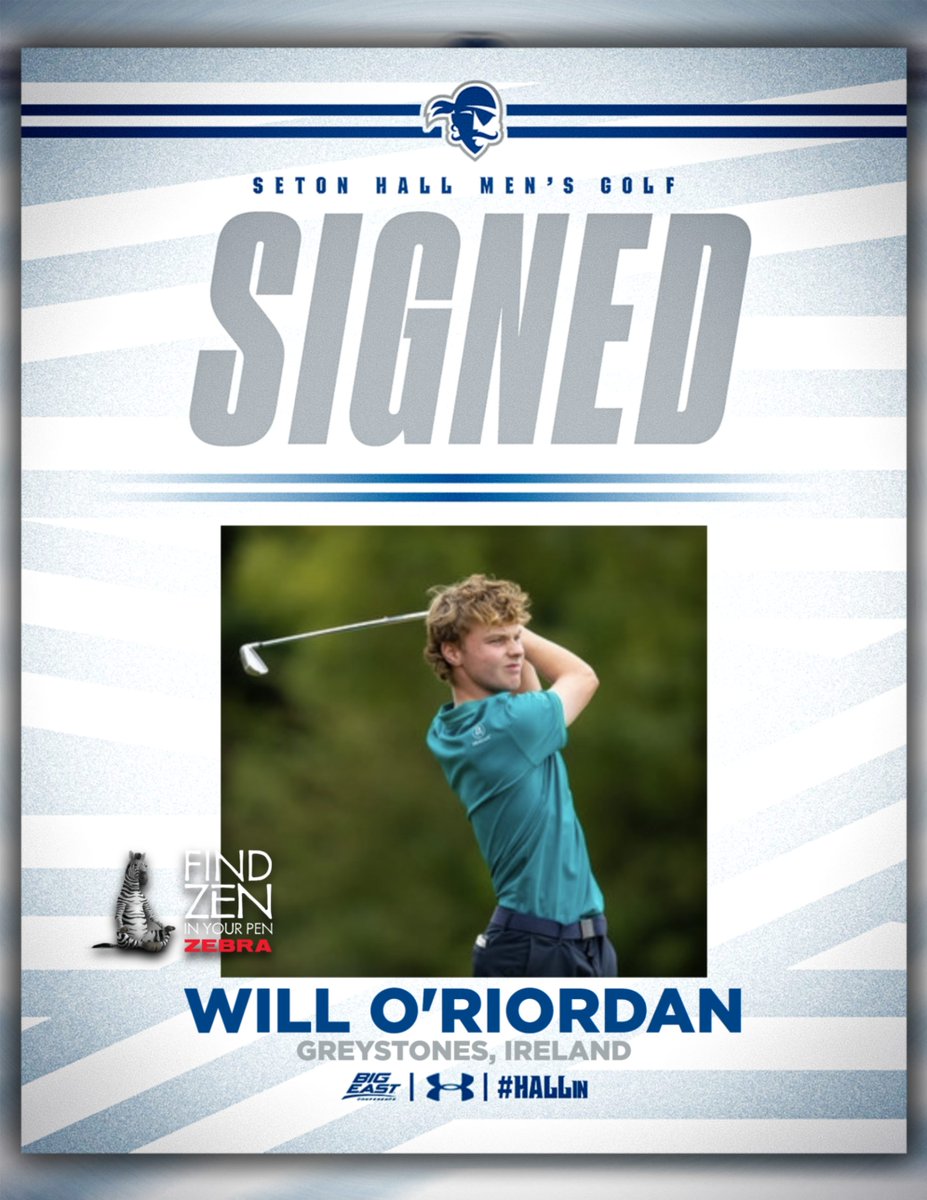 🚨🚨 𝙎𝙄𝙂𝙉𝙀𝘿 🚨🚨

Another big addition for 2026-27!!  Please welcome 𝐖𝐈𝐋𝐋 𝐎'𝐑𝐈𝐎𝐑𝐃𝐀𝐍 to The Hall!!

#HALLin ⛳🏴‍☠️🔵⚪ <a href="/ZebraPen/">zebrapen</a>
 🖊️