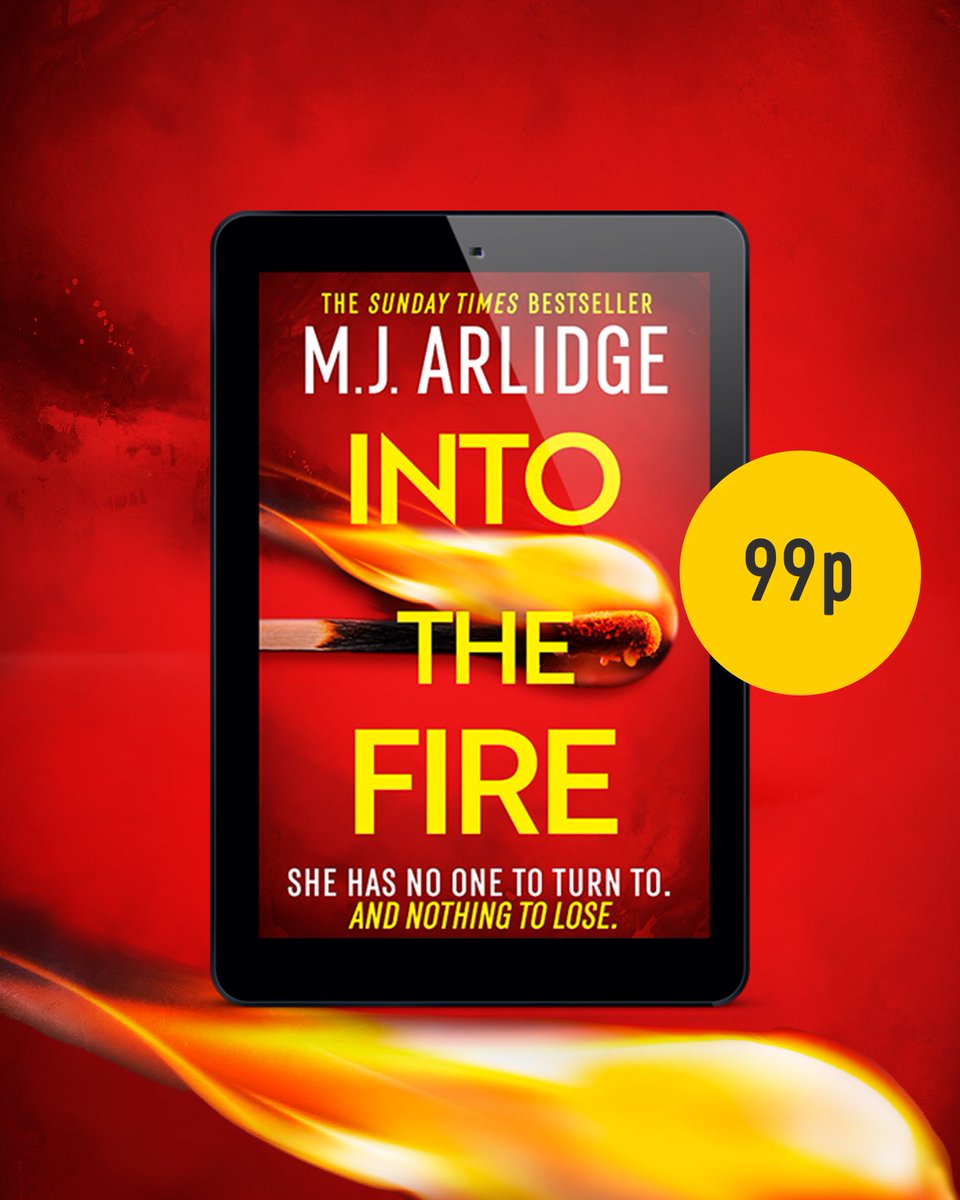mjarlidge's tweet photo. Great news! Into the Fire is in the Kindle Bestsellers of 2025 Sale! Grab your copy now for a mere 99p! https://t.co/0fZTWabFTj