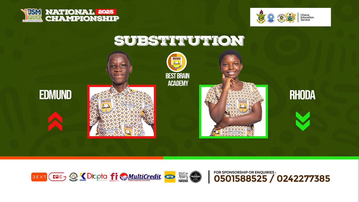 Substitution!

Rhoda replaces Edmund for Best Brain Academy.

#JSMQNationals #JSMQFinal #JSMQ2025