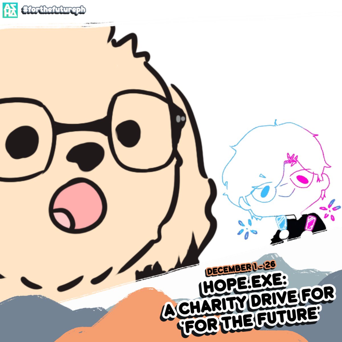 ShockRizal's tweet photo. STREAMING FOR CHARITY THE WHOLE DECEMBER
We're all chipping in For The Future PH for Climate Emergency & Typhoon Relief Fund!
Streams start tonight, evening to midnights, and all proceeds goes straight to the charity.
Thank you @ASHA_EXE for the invite! #ForTheFuturePH https://t.co/SXu0jy56si