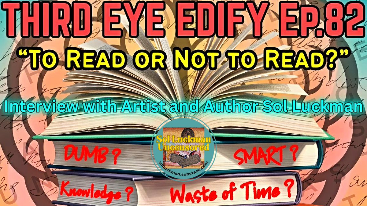 Errantfest138's tweet photo. 📚 Iconoclastic Author Sol Luckman Shares Contrarian Thoughts on Edification

https://t.co/go9uAgBq30

To Read or Not to Read?

#mindcontrol #books #socialmedia #digitaldetox #truthers #blackpill #cults #behaviorcontrol #socialengineering #freethinker #empowerment https://t.co/TGcUhKbayO