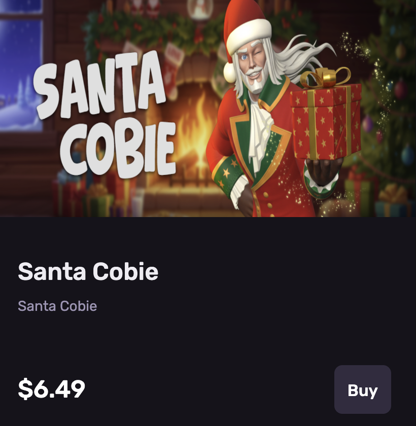 zacxbt's tweet image. all i want for xmas is santa cobie
store.ohbabygames.com