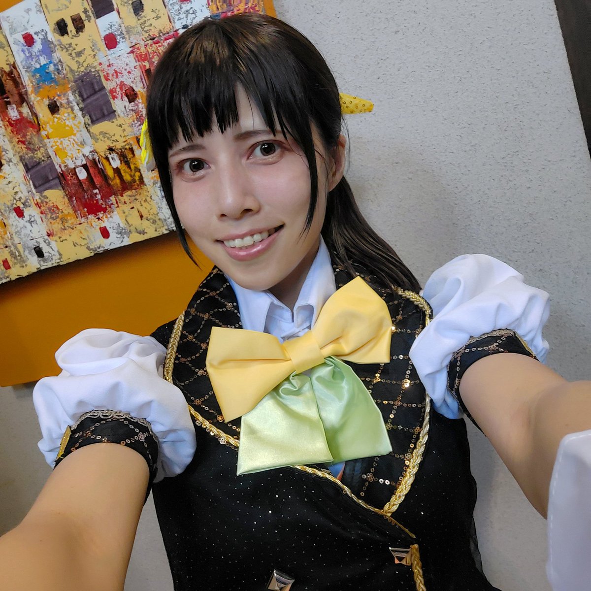 #こずぱ5 お疲れ様でした！☺︎
#あいる (air.)でAqoursのコピーで伊波杏樹さんを担当させて頂きました！ライブハウスとはまた違った楽しさがありとても勉強になりました✨良い汗かいた～！！