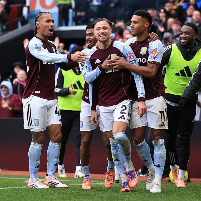 Footballtweet's tweet photo. 🦁 Aston Villa have now won 7 matches in a row, and have won 13 matches from their last 14:

✅ 2-1 win vs. Arsenal 
✅ 4-3 win vs. Brighton
✅ 1-0 win vs. Wolves
✅ 2-1 win vs. Young Boys
✅ 2-1 win vs. Leeds
✅ 4-0 win vs. Bournemouth
✅ 2-0 win vs. Maccabi
❌ 2-0 loss vs. Liverpool
✅ 1-0 win vs. Man City
❌ 2-1 loss vs. Go Ahead Eagles
✅ 2-1 win vs. Tottenham
✅ 2-1 win vs. Burnley
✅ 2-0 win vs. Feyenoord
✅ 3-1 win vs. Fulham
✅ 1-0 win vs. Bologna
 
THEY ARE IN THIS TITLE RACE. 🍿