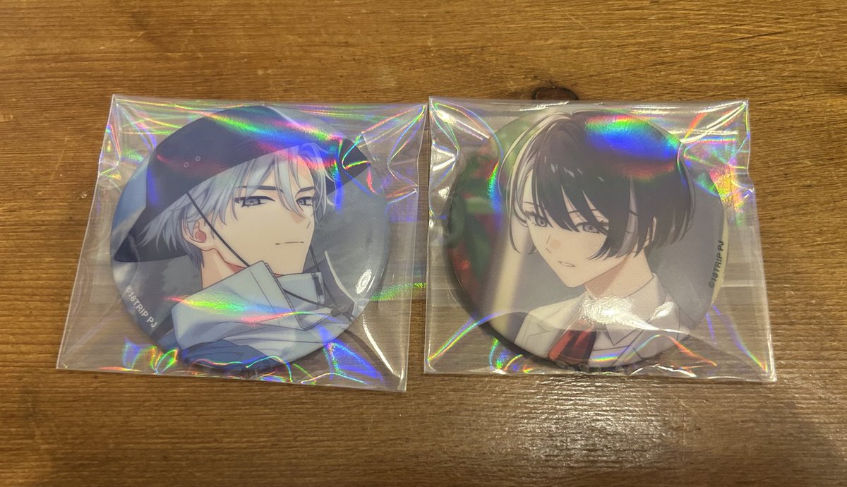 交換、譲渡】18TRIP エイトリ キャラバッジ 缶バッジ 譲 雪風、宗氏 求