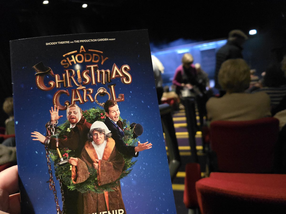 I'm back at <a href="/The_Garrick/">Lichfield Garrick 🎭</a> this afternoon! 

Time now to catch A Shoody Christmas  Carol 

#Stagey #Theatre #Midlands #Lichfield #Staffordshire