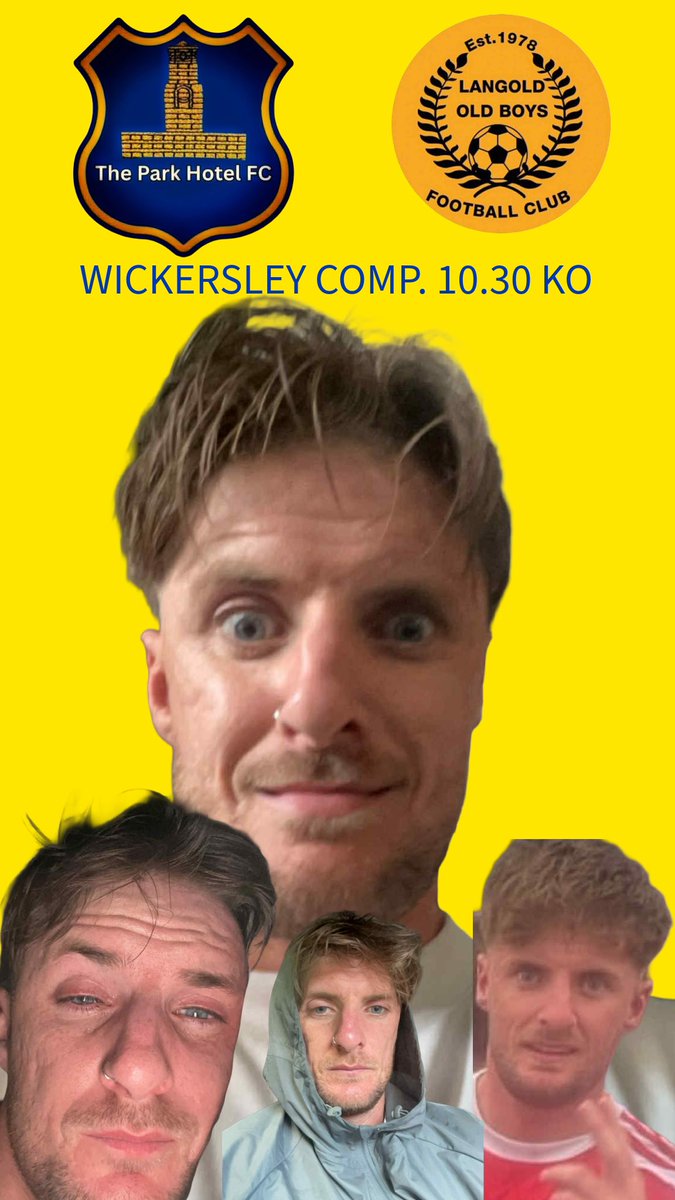 1st vs 2nd. Expecting our toughest game so far this season, and we can’t fucking wait. UP THE PARK HOTEL💙