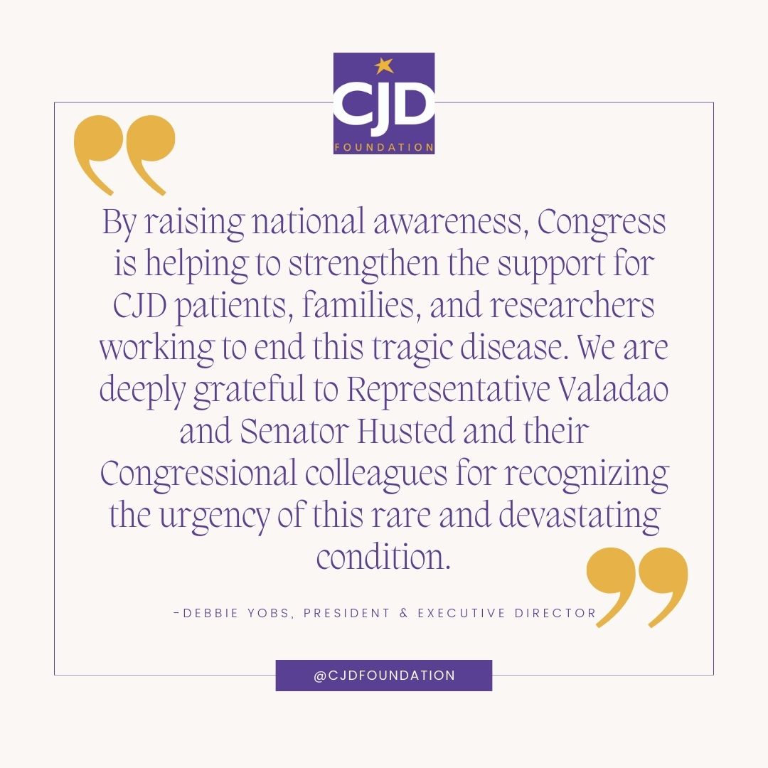 CJDFoundation's tweet photo. On 11/10 Rep David Valadao (R-CA-22) introduced a bipartisan resolution supporting the goals and ideals of Creutzfeldt-Jakob Disease Awareness Day in the House. On 11/12, Sen Jon Husted (R-OH) introduced a resolution in the Senate.  https://t.co/HVtxjNg4uT
https://t.co/IPooq0f0qk https://t.co/RwyPNE5TgV