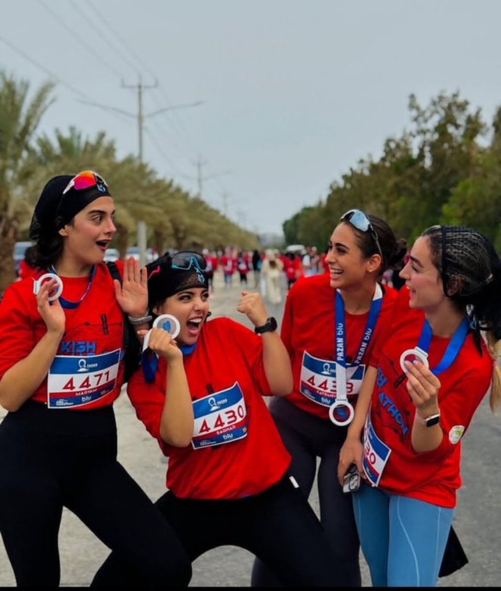 Iran’s regime just arrested two marathon organizers…
Why? Because women were running without hijab. Yes, in 2025.

The Islamic Republic is basically treating hair and jogging as “national security threats.” Total madness.

Videos show women running freely. The regime’s response: