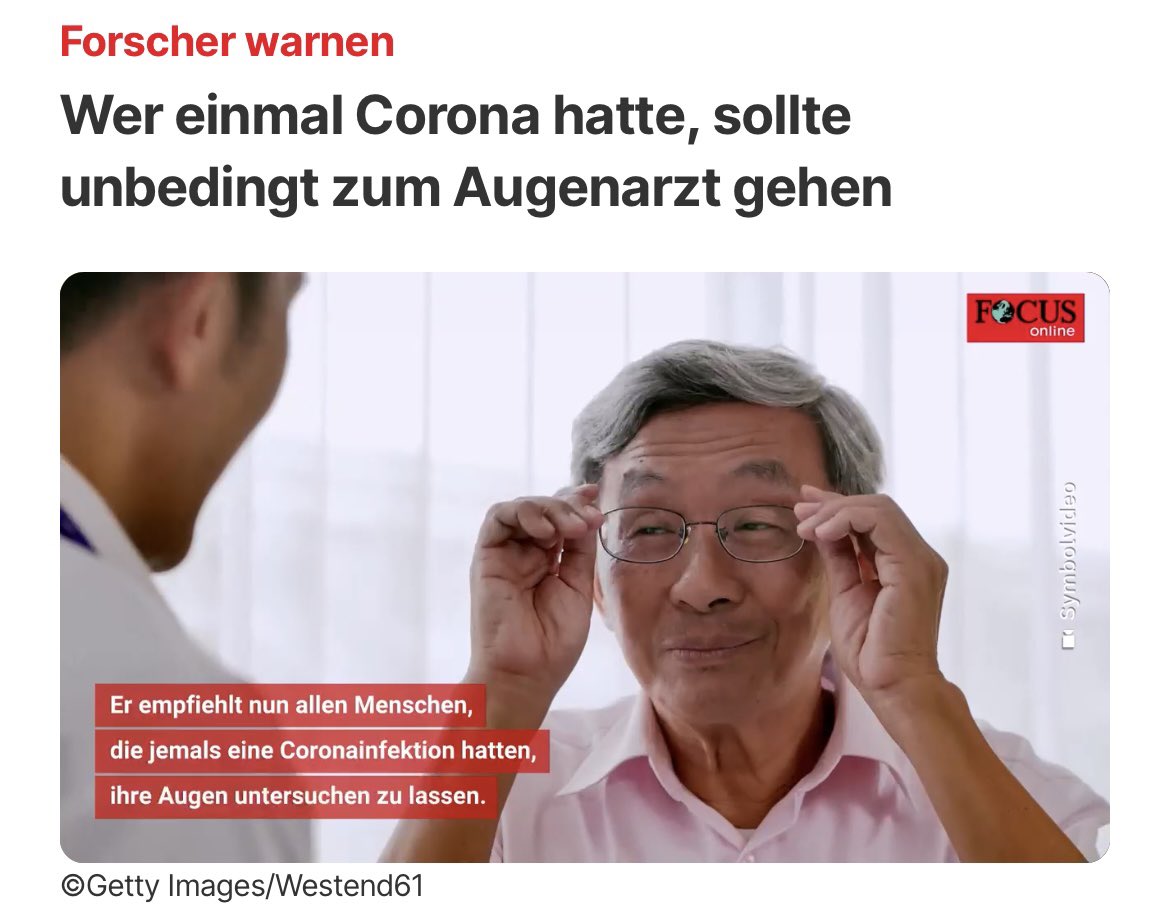 „Wer einmal Corona hatte, sollte unbedingt zum Augenarzt gehen“

„Kann Corona langfristig Schäden an den Augen verursachen? Das legt eine Studie nahe. Coronaviren können in unsere Augen eindringen und den Sehnerv schädigen. Pawan Kumar Singh, hat die Studie geleitet.