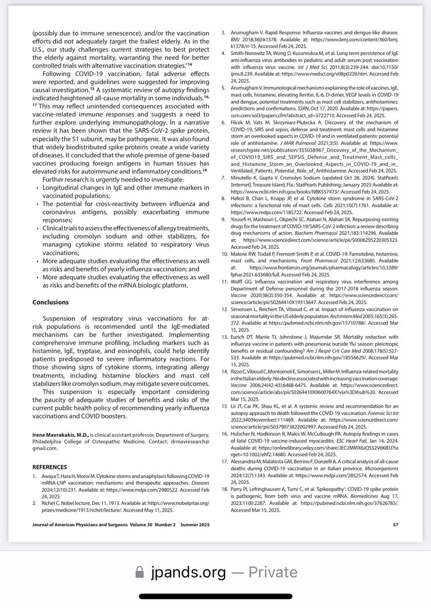 Exactly and they did know this for decades yet pushed it all this time.  It also increases coronavirus susceptibility by 36 percent and was  pushed during covid.  It also causes some people to have a allergy based cytokine storm when they get the flu.  It’s discussed with
