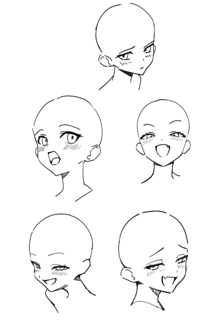 たまには表情練習のために模写をしてみる 