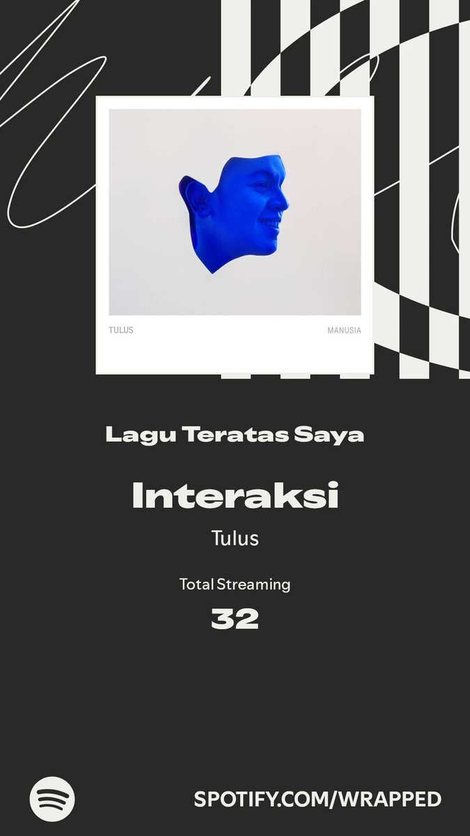 yuniulia's tweet photo. Interaksi masuk peringkat teratas saya tahun ini. Lebih lengkapnya di #SpotifyWrapped saya   https://t.co/y9q0Fh6NZo https://t.co/NVq42L187g