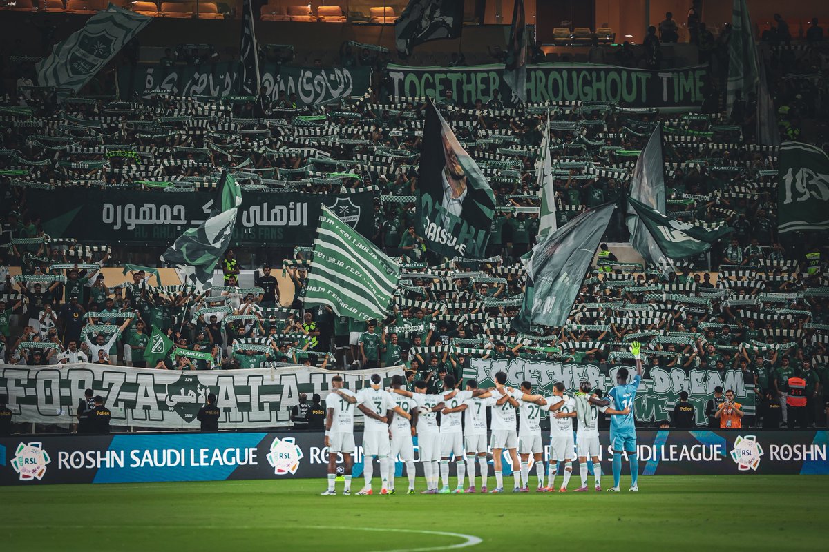 🚨🚨 مشعل العتيبي - الرياضية :

تشغيل نشيد الأهلي بالسماعات الداخلية للملعب سوف يتم البدء فيه مع نهاية الشهر الحالي 💚🔥