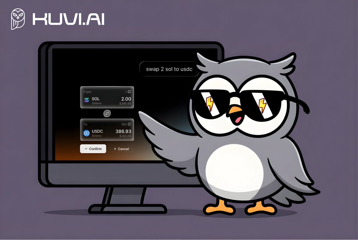 kuvilabs's tweet image. With Kuvi, the loop is:
Prompt → Strategy → Backtest → Execution

All in &amp;lt;1 second.

This level of speed is the difference between “AI toy” and “financial OS.”