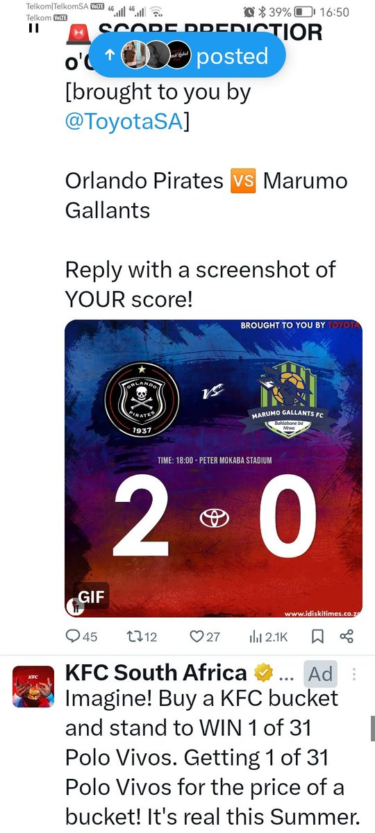 LadoThole's tweet photo. @iDiskiTimes @ToyotaSA https://t.co/MpuEyhDQuT